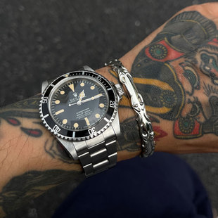 Dear Blossom  NAVAJO 3D 立体高肉唐草弧形复古全银手镯