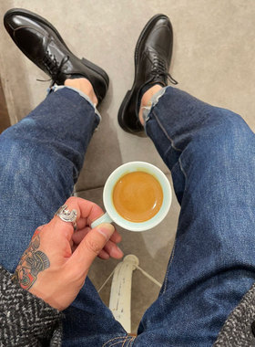 Brother Bridge 搭配度满分 日本制多脂茶芯马皮低帮工作靴