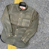Works天神 福利特价 WS02重磅绿色茶芯S级枥木牛皮工装 Tenjin 衬衫