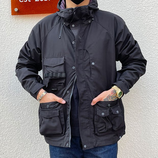 KRIFF MAYER 山系多袋防污防泼水双向拉链户外露营功能性冲锋衣