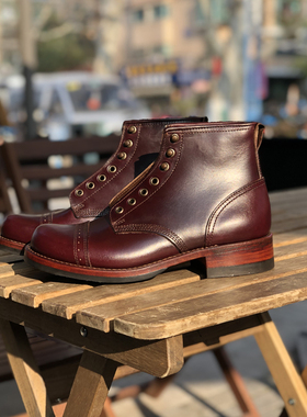Julian Bowery Boots楦型美翻 8号色 贝克汉姆同款手工工装靴