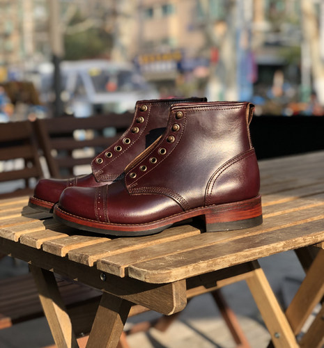 8号色贝克汉姆同款工装靴