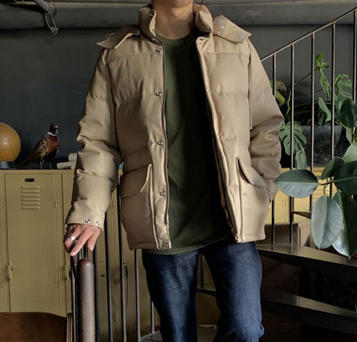 木村款梦幻单品马皮长款羽绒夹克