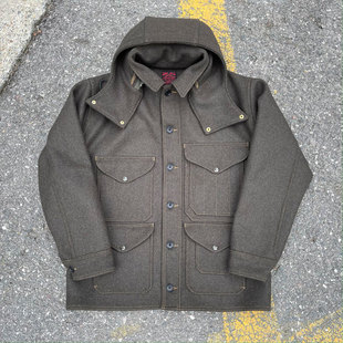 Workers Japan 100%高密度色织羊毛层次叠加口袋设计复古巡航夹克