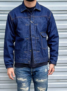 Workers Japan长毛怪10oz长绒棉巴黎扣复古单袋一代赤耳牛仔夹克