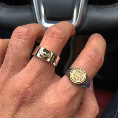 戒指dearblossom手打敲边金平