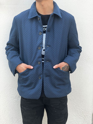 灯芯绒翻领夹棉冬季复古外套