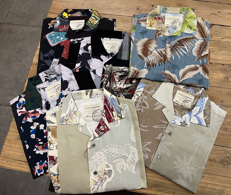 衫拼接重组remake夏威夷衬衫