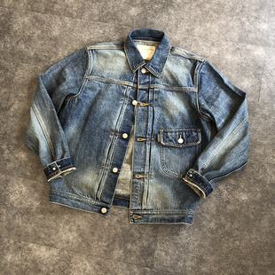 Gypsy Sons D.I.设计 手工黄泥水洗赤耳牛仔夹克 非VV101