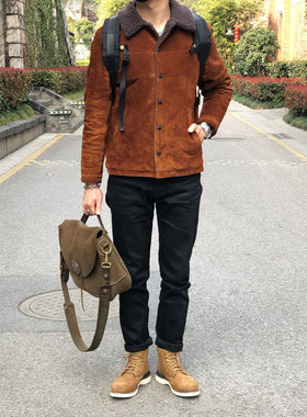 BDD中国总代 日本冈山14oz经纬双绳染中腰修身锥形赤耳黑色牛仔裤