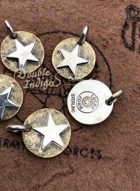 焊接双层立体五星挂件/吊坠