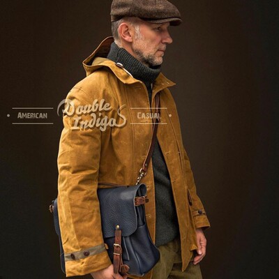 Fleurs de Bagne花囚犯 重磅油蜡多袋复古Parka派克大衣