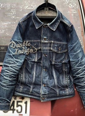 Tellason 原汁原味 硬朗有型 日本重磅面料复古三代赤耳牛仔夹克