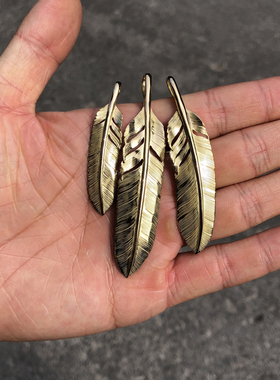 luckyjohn日本匠人手打羽毛吊坠