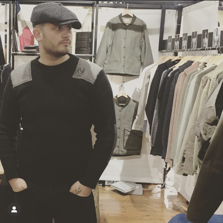 狙击手刺绣进口羊毛毛衣