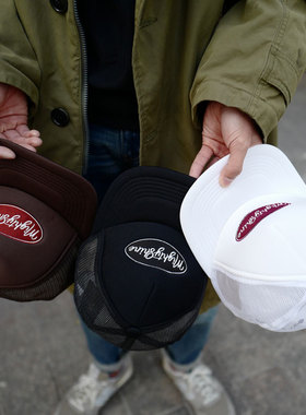 MIGHTY SHINE 休闲通勤 刺绣复古卡车司机棒球帽遮阳帽