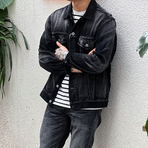 灯芯绒复古TYPEIII三代夹克