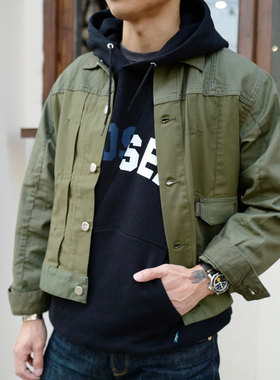 Gypsy Sons 亏本清仓 异布remake拼接复古Type I巴黎扣一代夹克