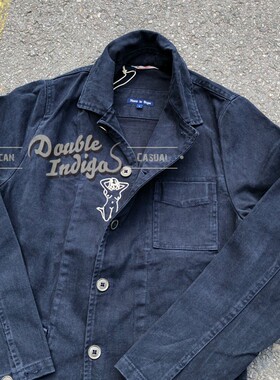 Fleurs De Bagne花囚犯 裸女刺绣1930s经典复古法式工装夹克