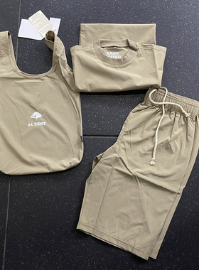 KRIFF MAYER清仓特价 旅行露营运动抗撕拉快干短裤手提袋短袖T恤