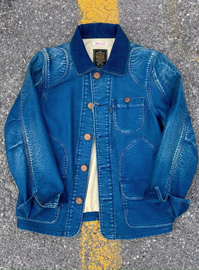 Gypsy Sons x D.I.福利特价 店铺限定天然染重度做旧多袋猎装夹克