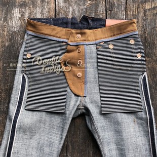 Companion 颗粒王 15oz长绒粗纺 手作定制巴黎扣赤耳原色牛仔裤