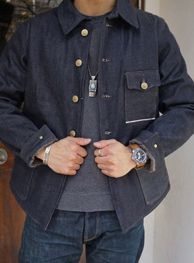 Sturdy Luggage Supply 新年改良款重磅日本赤耳毛毯机车牛仔夹克