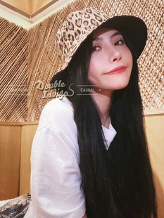 Mr Fatman棉质肉感 日本制豹纹斜纹布双面可戴复古露营遮阳渔夫帽