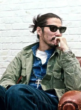 银珠古董珠十字架项链