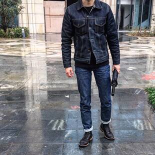 Tellason品质依旧 Cone Mills布料美产3代原色牛仔夹克