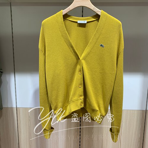LACOSTE鳄鱼秋新款女宽松针织衫