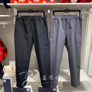 斯凯奇2026新款男士户外宽松梭织休闲长裤 P126M050