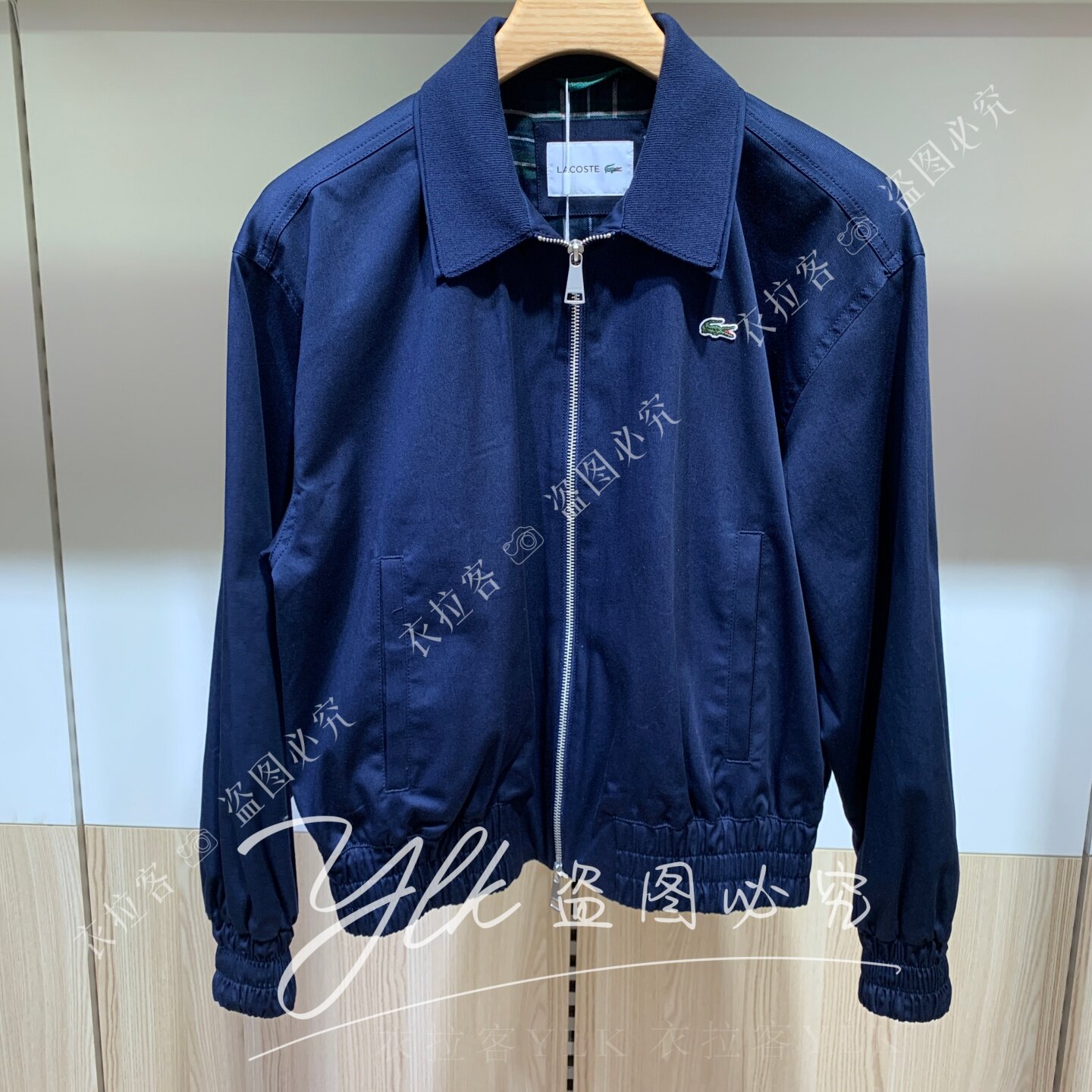 LACOSTE女装春季收腰翻领夹克图片
