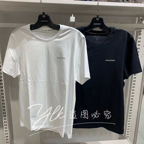 斯凯奇夏款男款短袖T恤衫