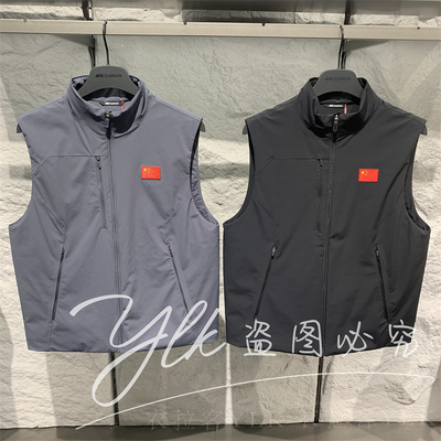 安踏冠军秋冬男防水透湿羽绒马甲