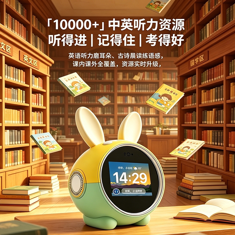 优易典智能AI闹钟中小学课本同步