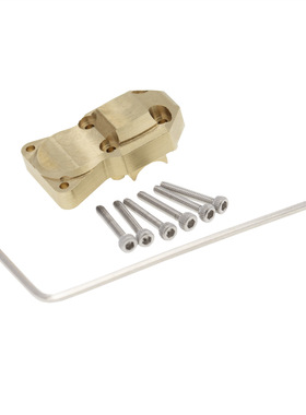 1/24仿真模型 Axial SCX24 90081 黄铜桥盖配重盖 黄铜配重