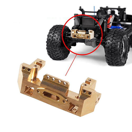 Traxxas TRX-4 G2多功能舵机前置铜支架 内置绞盘 前置配重支架