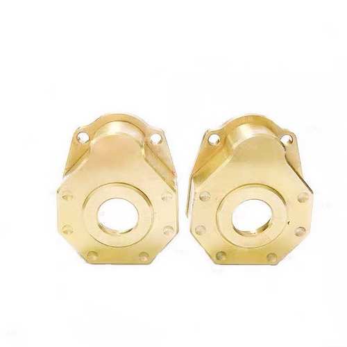 1/10仿真攀爬车TRX6 TRX4车桥配件 铜制配重 门桥外盖 齿轮盖 1对