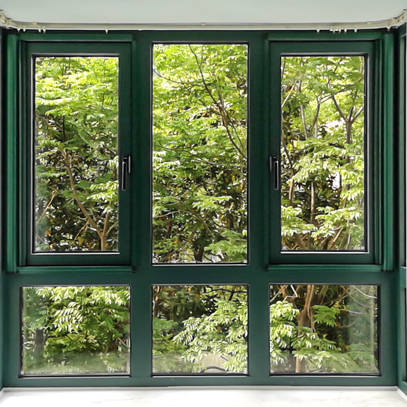 北京断桥铝系统门窗铝合金封阳台平开落地隔音窗户玻璃阳光房定制