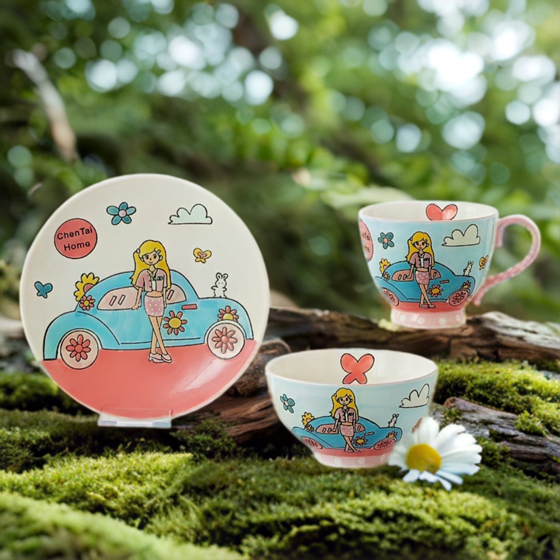 Cozy芭比娃娃马克杯子女生生日礼物伴手礼陶瓷可爱创意个性潮流