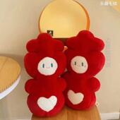 新婚结婚玩偶玉女新款 压床娃娃可爱礼物发飘床上毛绒用品婚礼公仔