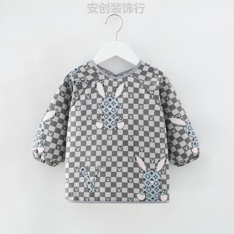 小童吃饭围兜罩衣男童专用围嘴外穿进食夏季秋季童女女童夏款冬季