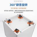 重型轮子1.5寸滑轮家具凳儿童学习椅隐藏轮重力自锁带刹万向滑轮