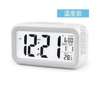 闹钟实用型新款女学生迷你简单考试床头电子表时钟小学生简约声音