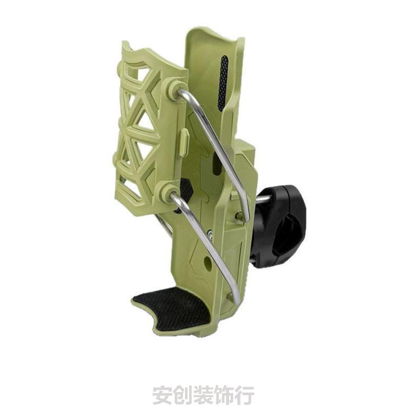 摩托车水杯架自适应电动车把手水杯支架通用护杠加装可旋转水杯架