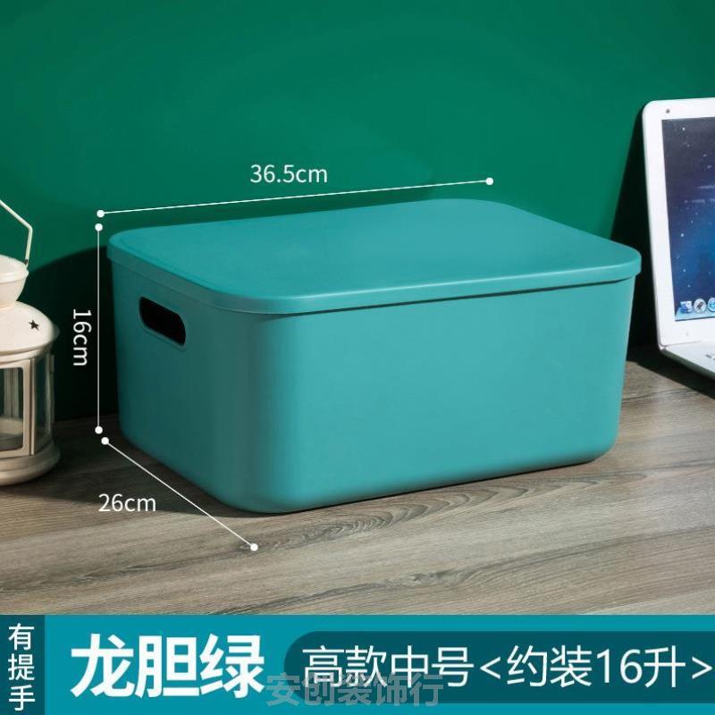 文件收纳盒塑料学生杂物桌面置物化妆品宿舍加厚长方形书桌柜柜子