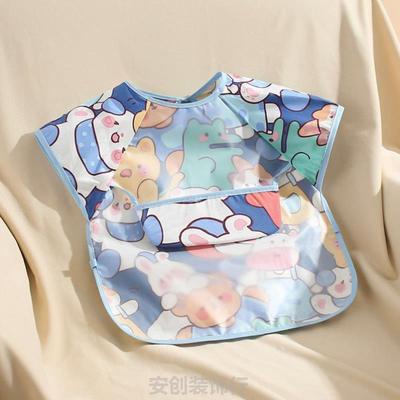 吃饭围兜儿童3岁以上专用婴儿春秋围嘴幼儿园清洗轻薄餐椅男宝围