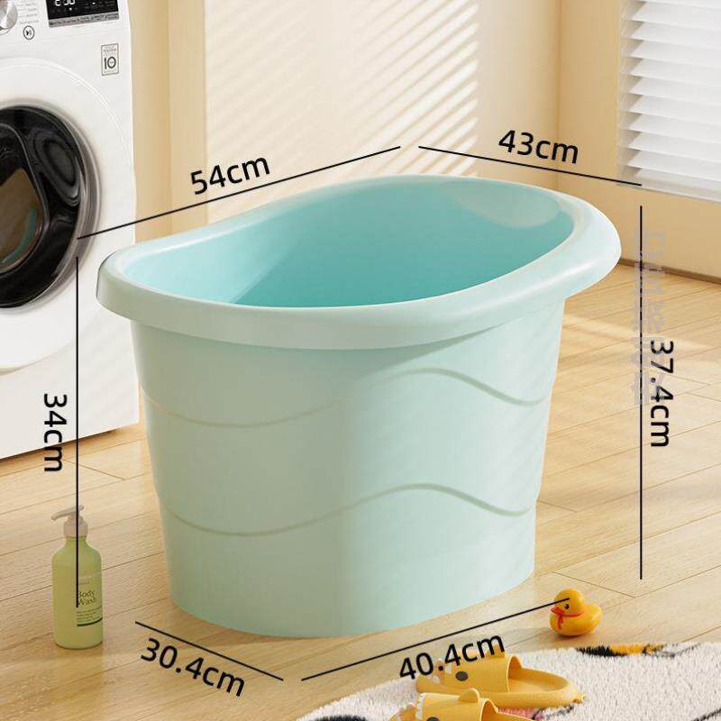 2025新款泡澡桶儿童小孩专用便携狗狗洗澡盆塑料侧翻家用浴盆中坐