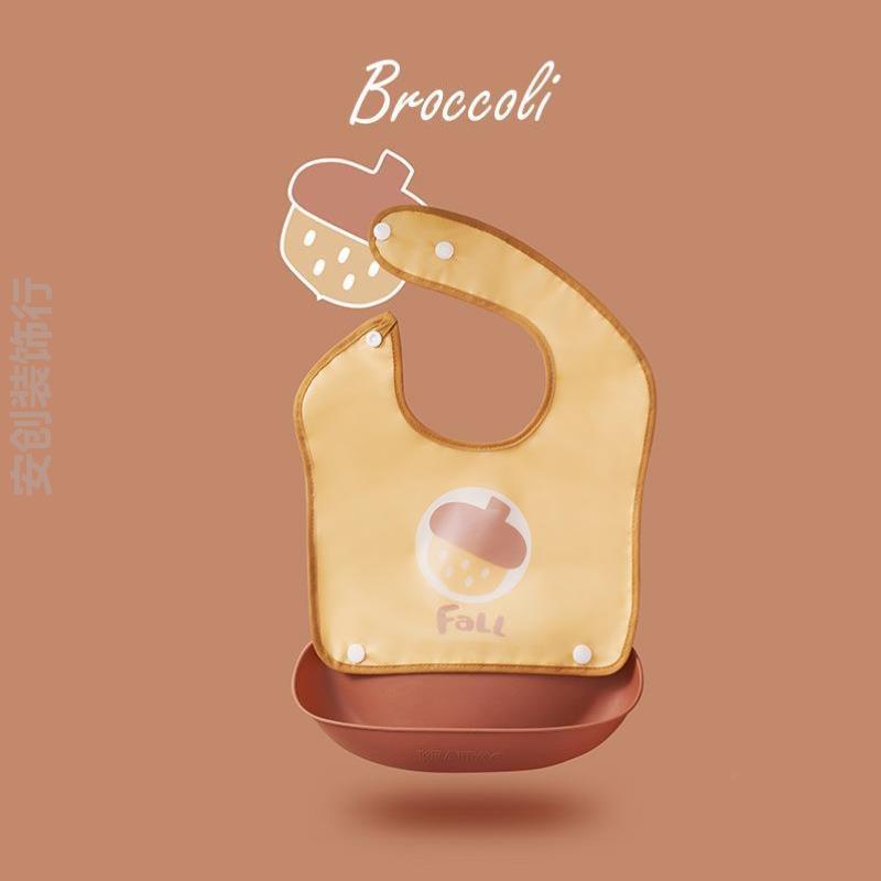 幼儿吃饭围兜罩衣专用童女幼儿园进食护衣口水围裙饭秋冬女婴男宝